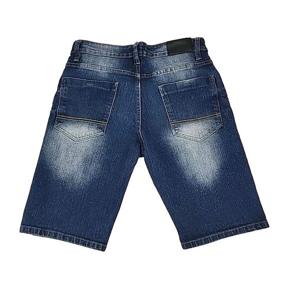 Vintage Southpole Bermuda Jean Shorts Men's 30x11 Y2K Jorts Acid Wash Preppy - Picture 2 of 12